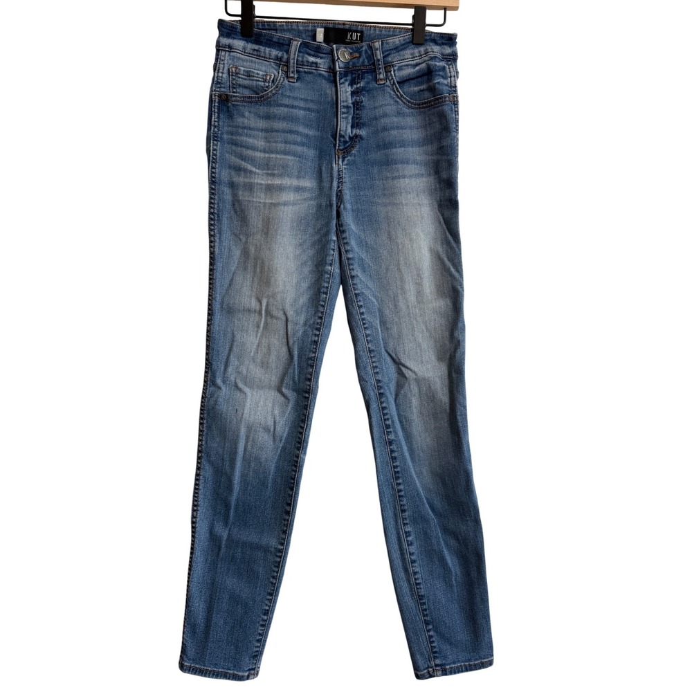 KUT from the Kloth Diana Fab Ab Skinny High Rise Jeans‎ Blue Women Size 2